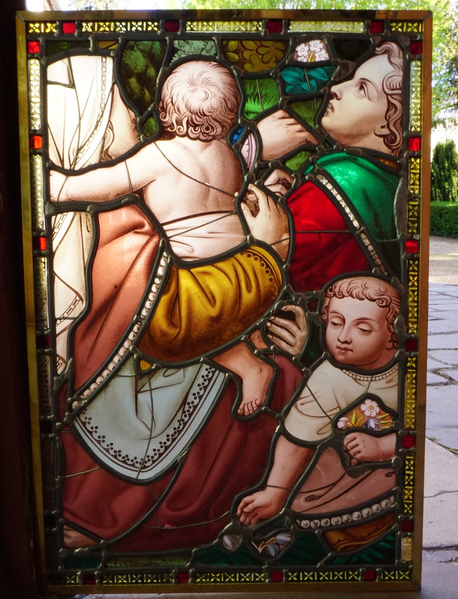 Stained Glass Windows - Family Scene-photo-1