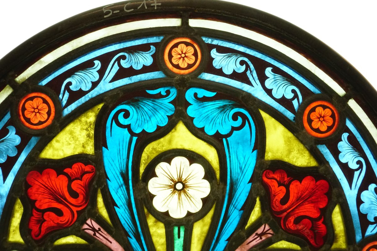 Stained Glass - Stained Glass Windows - With Medieval Dragons-photo-4