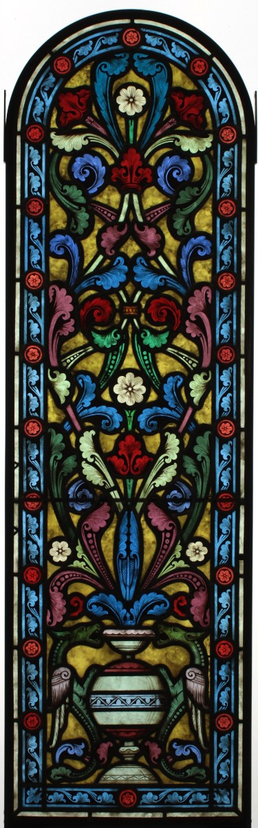 Stained Glass - Stained Glass Windows - With Medieval Dragons