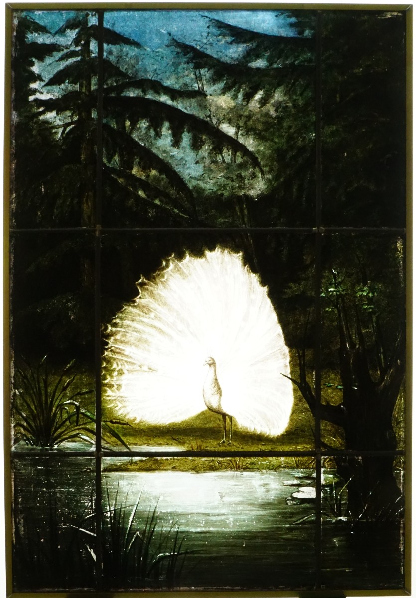 Vitrail - Stained Glass - Peacock Chiaroscuro