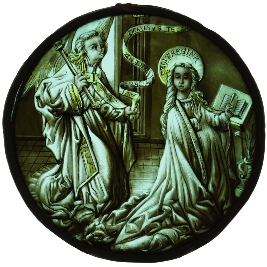 Vitrail - Rondel de L’Annonciation
