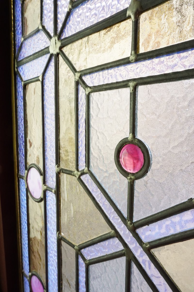 Stained Glass - Stained Glass Windows With An Opalescent Design-photo-3