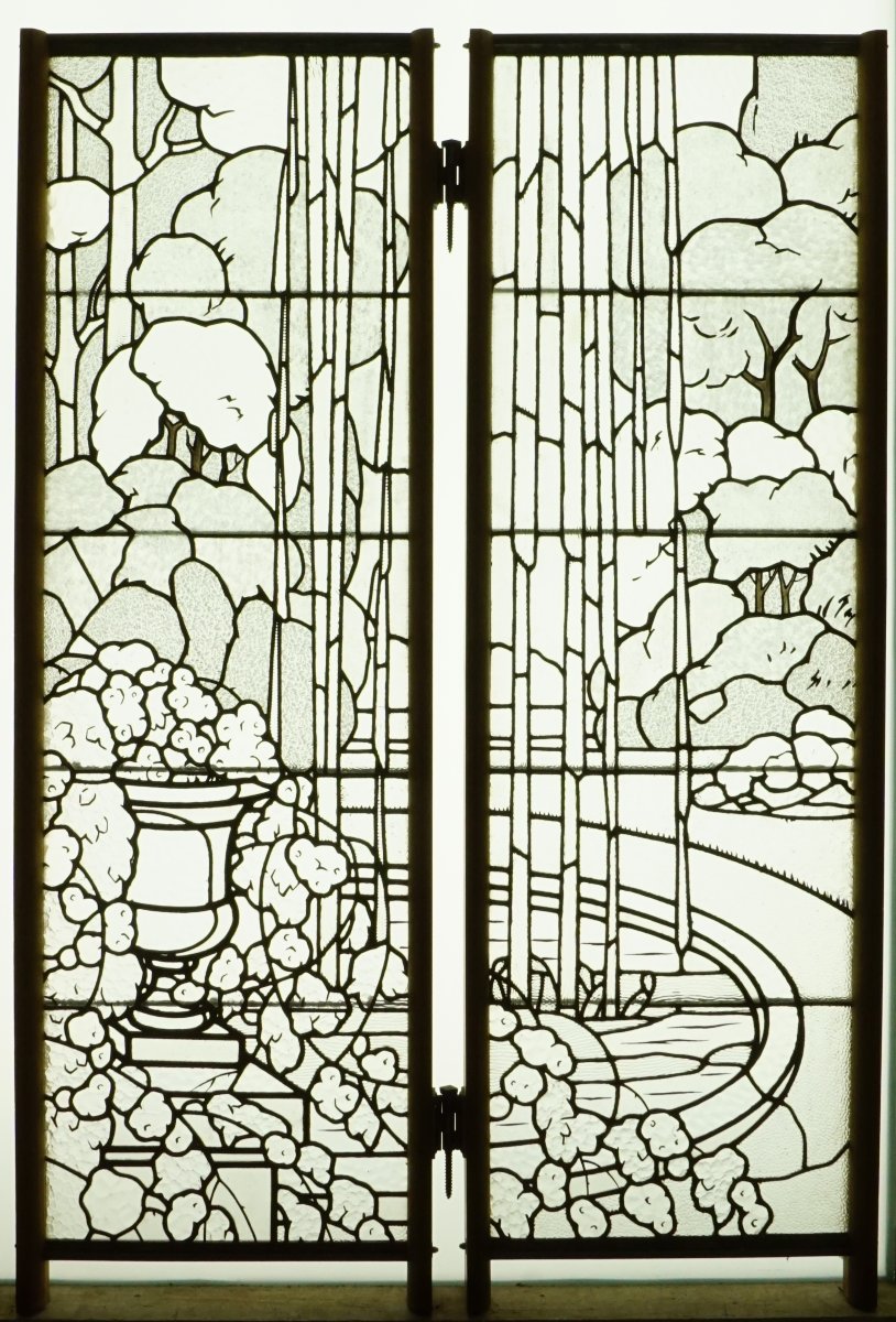 Vitrail - Vitraux - Paravent Art Déco