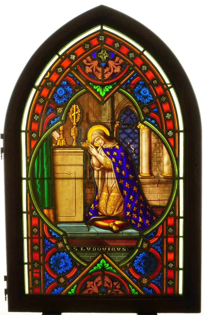 Vitraux - Vitrail 19ème – Saint Louis