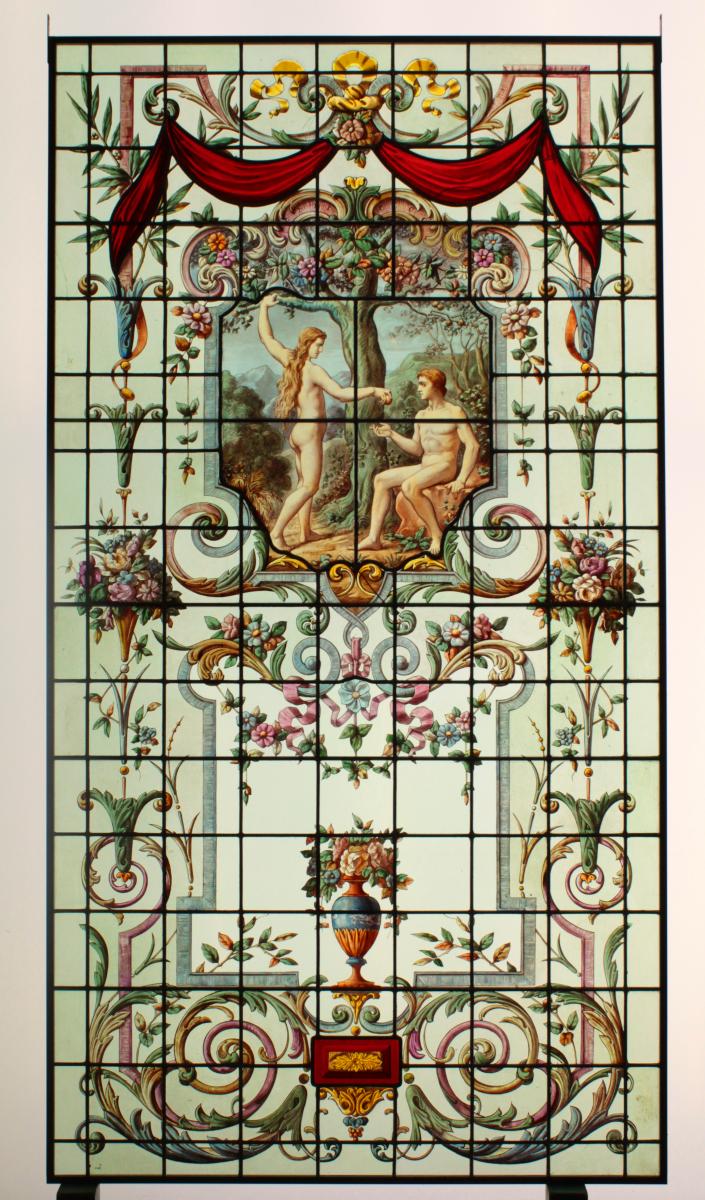 Stained Glass - Adam And Eve