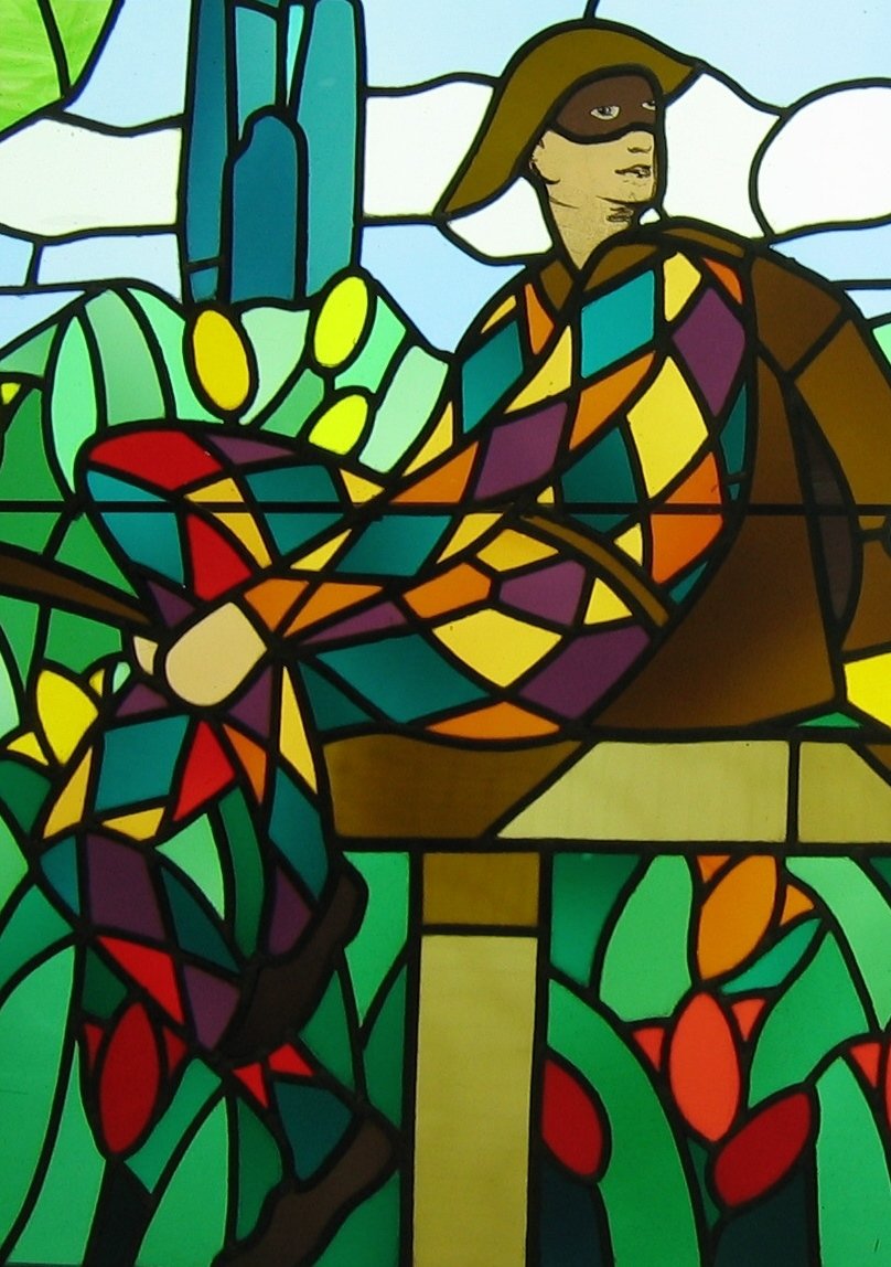 Stained Glass - Stained Glass - Harlequin And Columbine-photo-3
