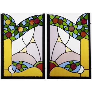 Vitrail - Vitraux - Brise Vue Fleuri