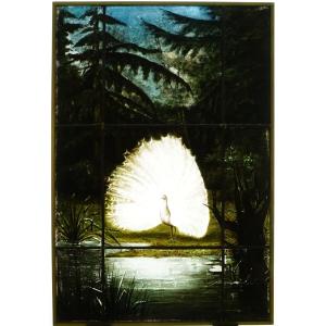 Vitrail - Stained Glass - Peacock Chiaroscuro