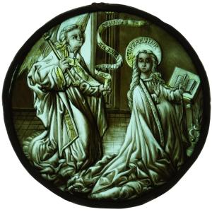 Vitrail - Rondel de L’Annonciation