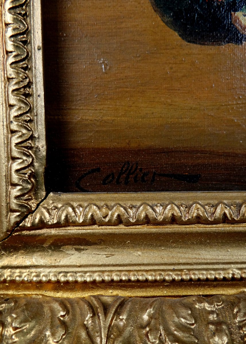 Still Life Signed Collier, Pheasant And Pigeon Game, Early 20th Century-photo-4