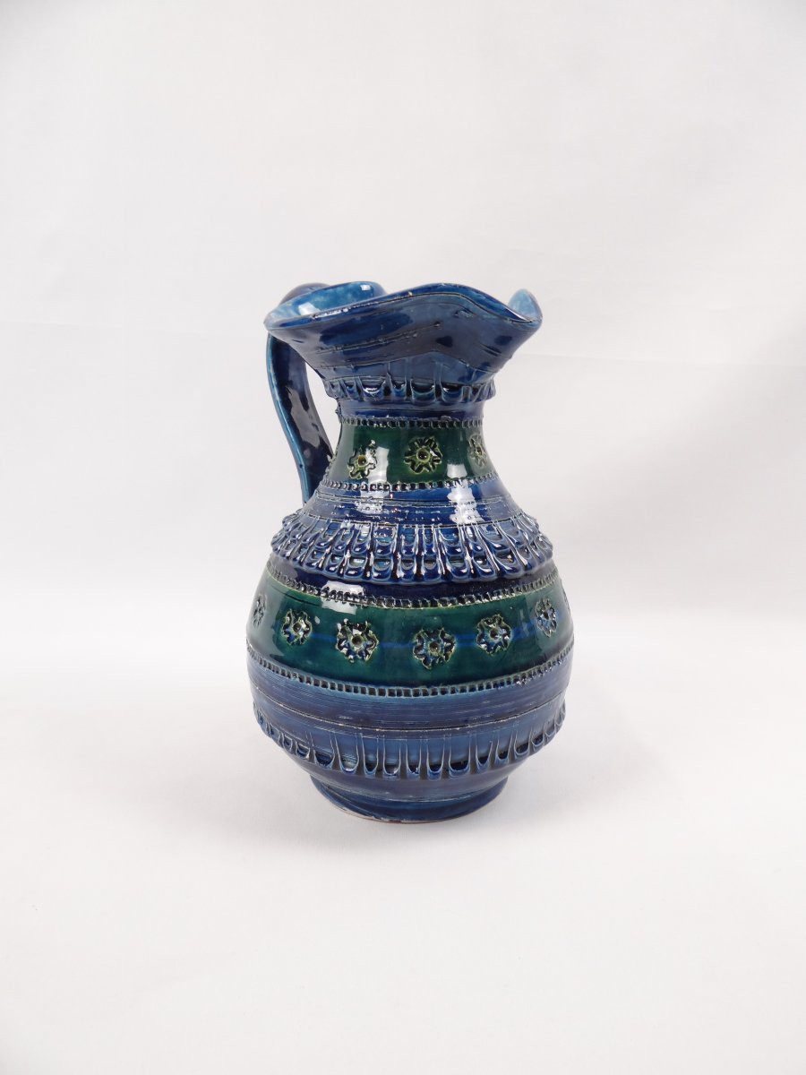 Ceramic Pitcher Or Carafe By Aldo Londi For Bitossi, Italy, 1950s-photo-2