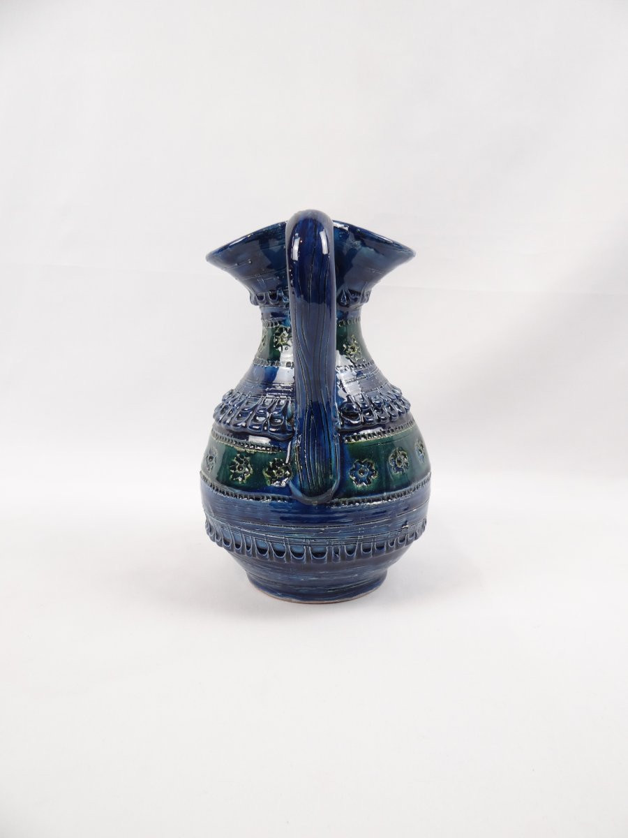 Ceramic Pitcher Or Carafe By Aldo Londi For Bitossi, Italy, 1950s-photo-2