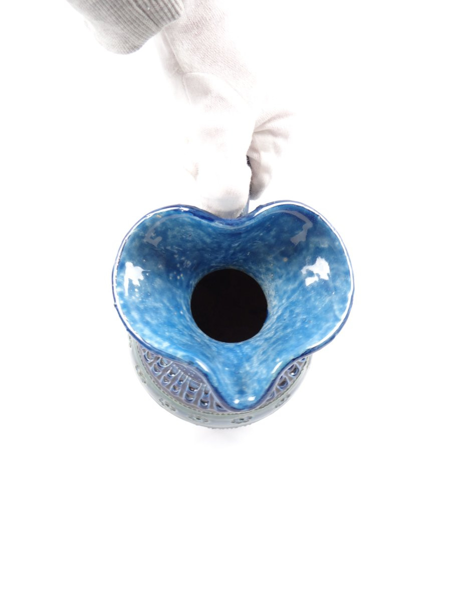 Ceramic Pitcher Or Carafe By Aldo Londi For Bitossi, Italy, 1950s-photo-4