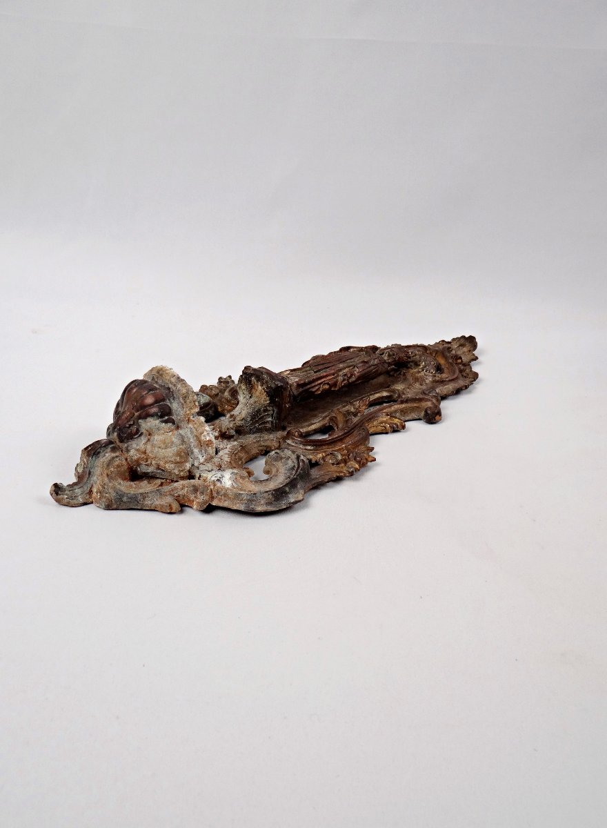 Large Antique Cast Iron Wall-mounted Holy Water Font Of Our Lady Of Lourdes, Late 19th Century-photo-3