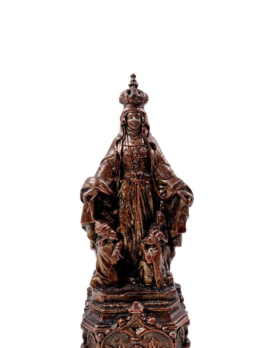 Statue religieuse de la Vierge Marie ou Notre dame de bon secours régule XIXème-photo-2