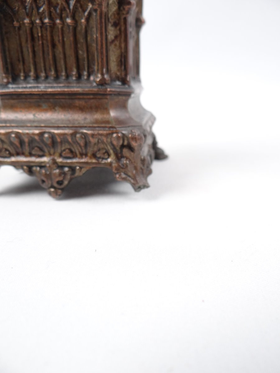 Statue religieuse de la Vierge Marie ou Notre dame de bon secours régule XIXème-photo-2