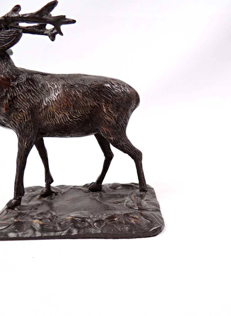 Bronze Sculpture In The Style Of Paul-édouard Delabrièrre 19th Century-photo-4