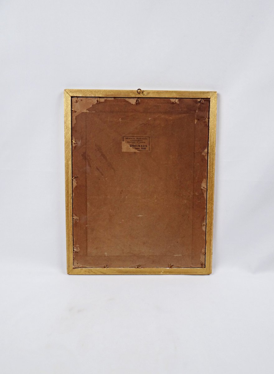 Gravure de Beethoven épreuve numéro 125 signée Léa Wahl Fontaine debut XXe 1910 -photo-6