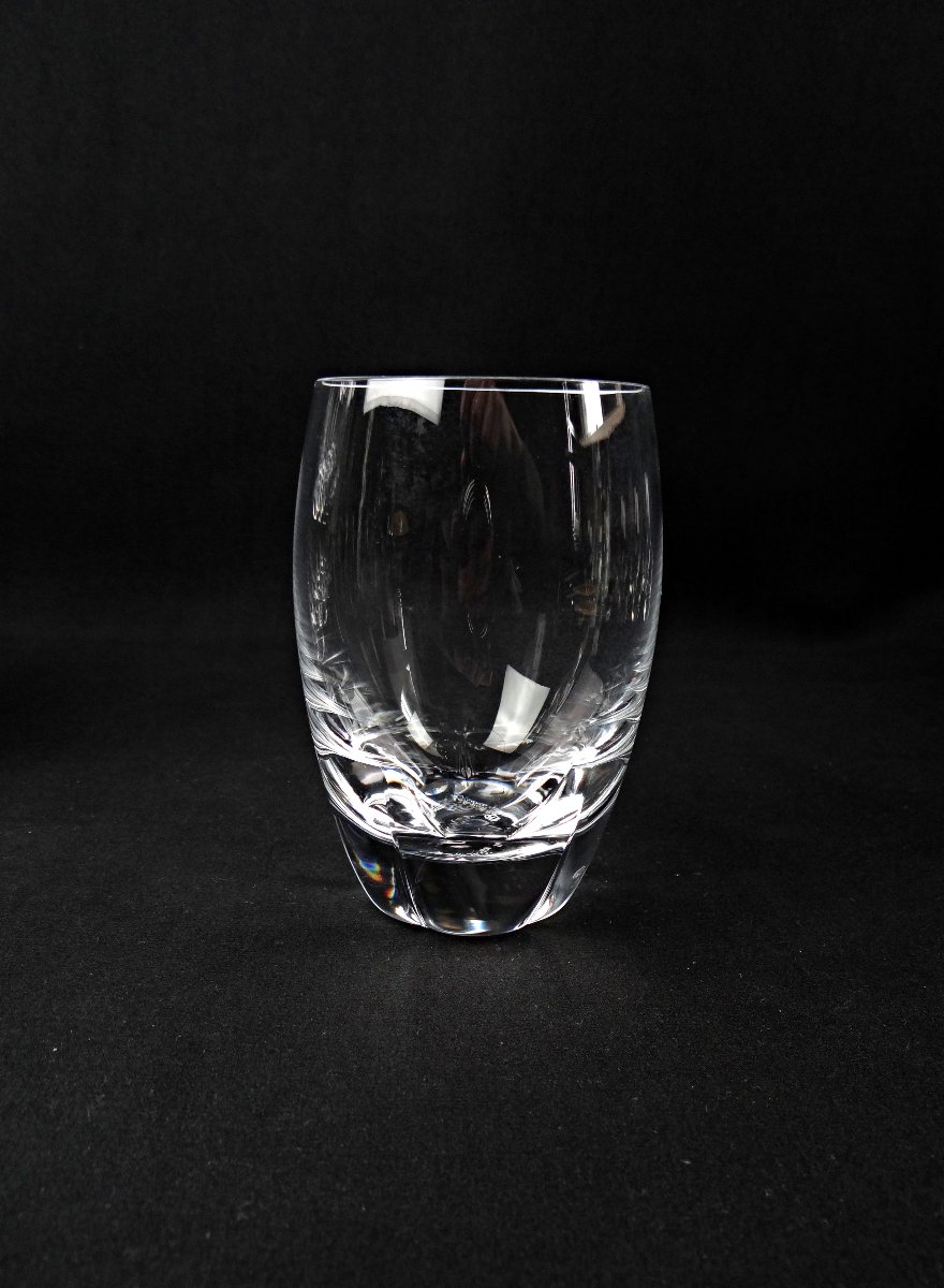 Lalique France série de 6 verres en cristal modèle Highland  milieu XXe-photo-4