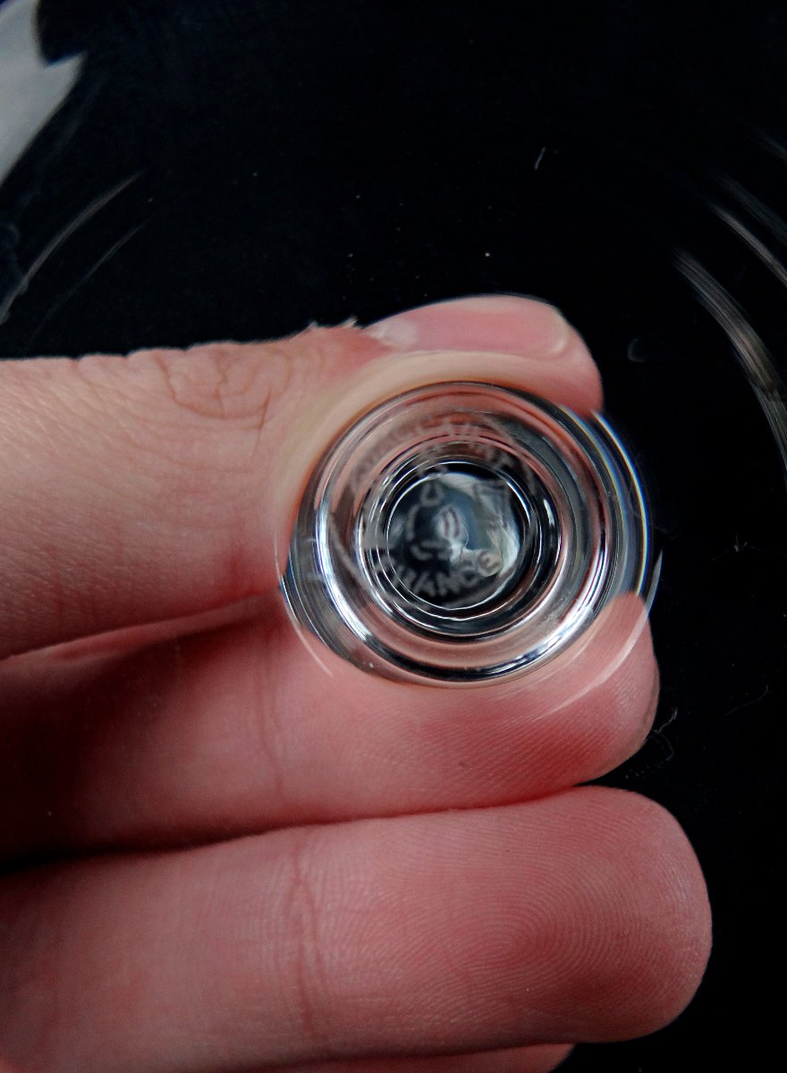 Baccarat série de 4 flûtes à champagne en cristal modèle Montaigne Optic -photo-4