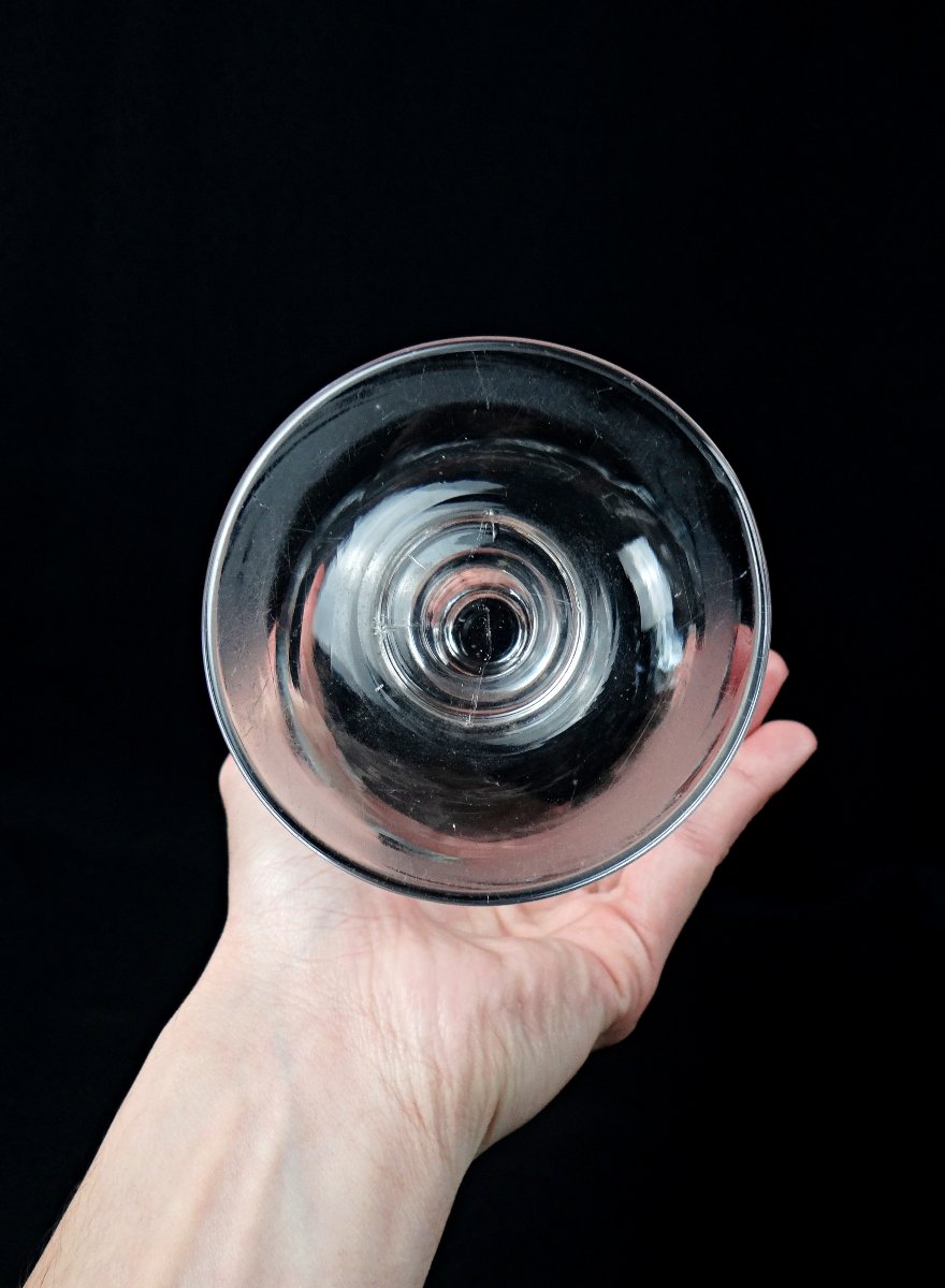 Large Crystal Drageoir Cut In The Baccarat Style Of The 19th Century-photo-6