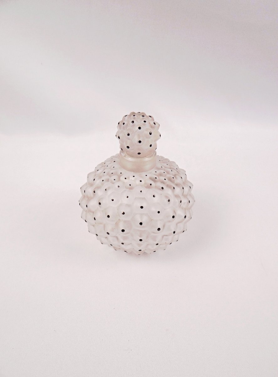 Lalique Crystal Perfume Bottle, “cactus” Model, Art Deco , 1950s-photo-5