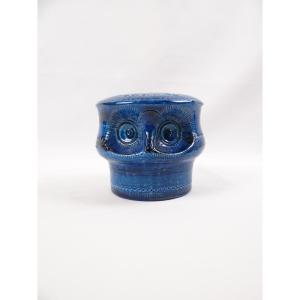 Ceramic Owl Head By Aldo Londi For Bitossi, Italy, 1950s