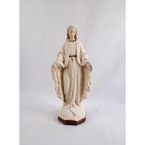 Large Art Deco Plaster Statue Of The Immaculate Virgin Mary, Early 20th Century