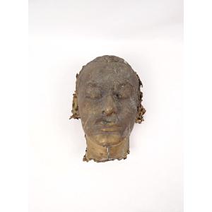 Solid Bronze Death Mask Of A Handsome Young Man By Benoist 1990 Cabinet De Curiosité