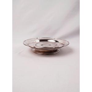 Plat sur pied Gallia Christofle compotier Art Déco début XXe