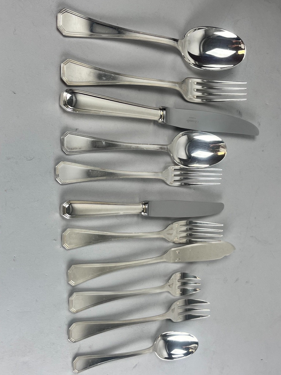 139-piece America Cutlery Set By Christofle -photo-4