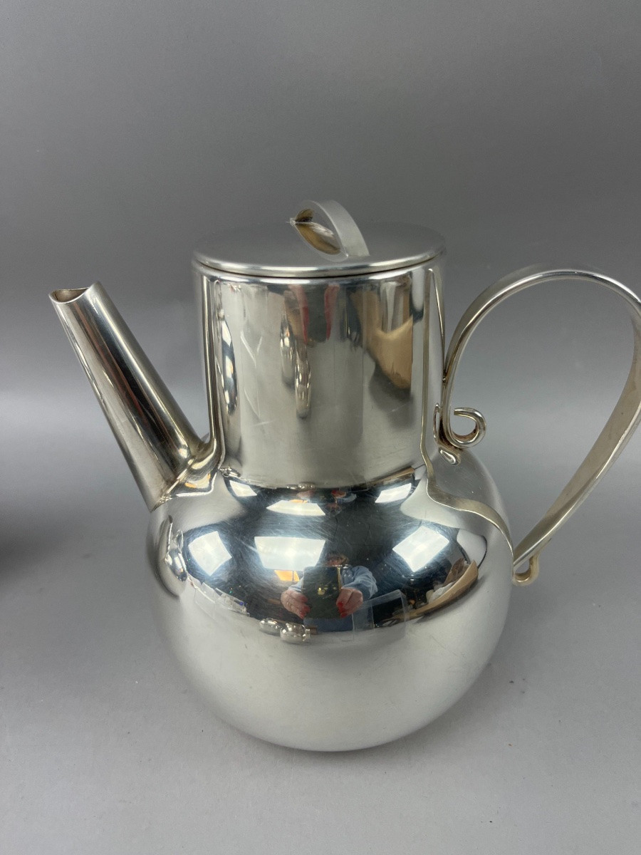 Boule Model Tea And Coffee Set By Lino Sabatini For Christofle -photo-3