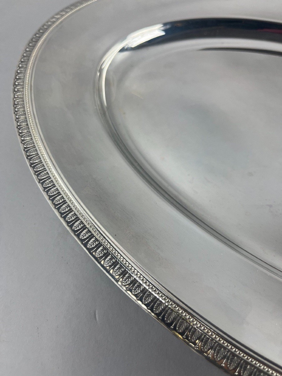 Plat rond  & creux Malmaison Christofle -photo-2