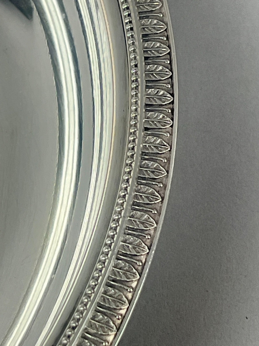 Plat rond  & creux Malmaison Christofle -photo-4