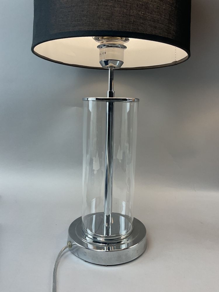 Pair Of Ralph Lauren Glass Lamps-photo-1