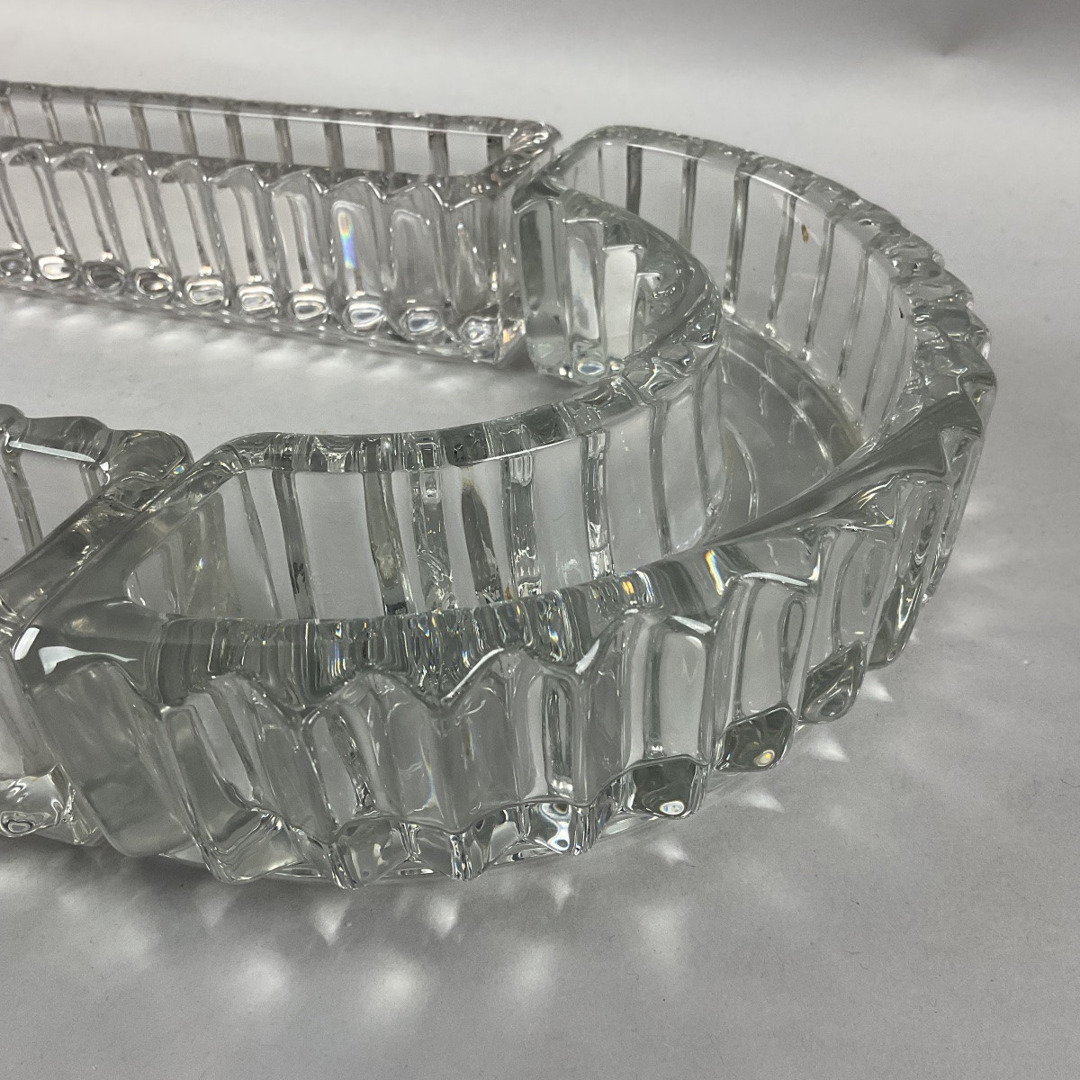 Centre de table ou surtout ou jardin  de table en cristal’-photo-3