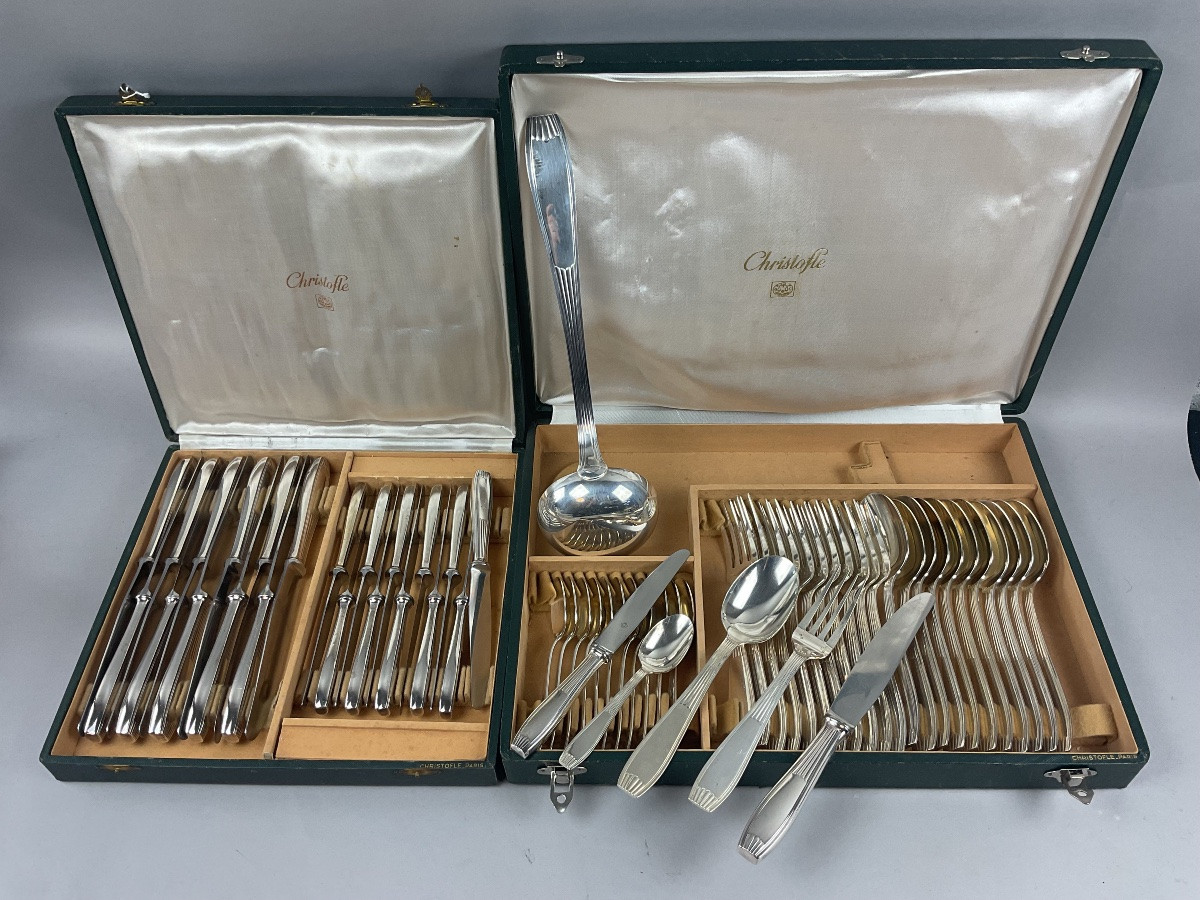 Ménagère Christofle modèle Circa 61 couverts -photo-2