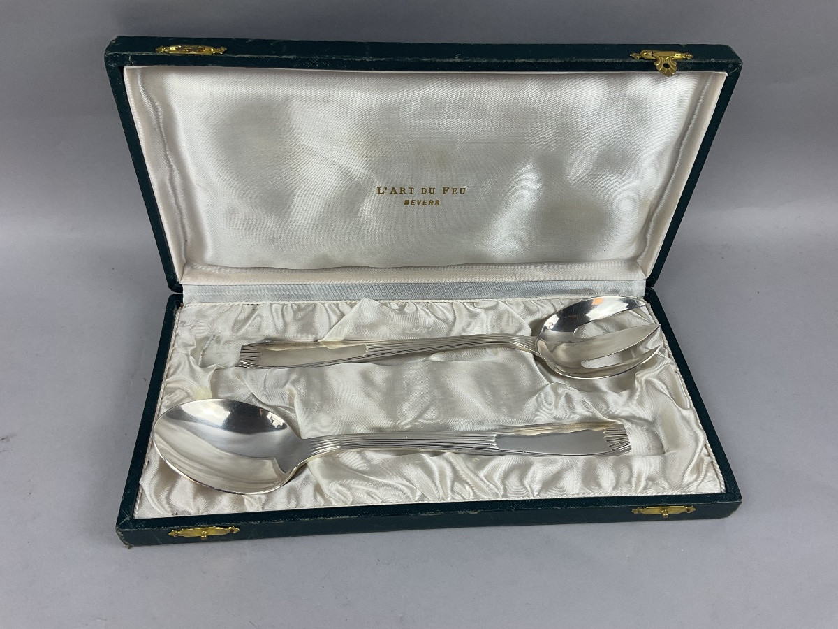 Christofle Saigon Model Salad Set -photo-4