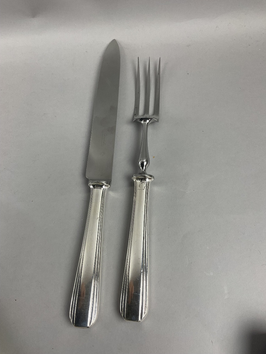 Christofle Boréal Model Carving Set 