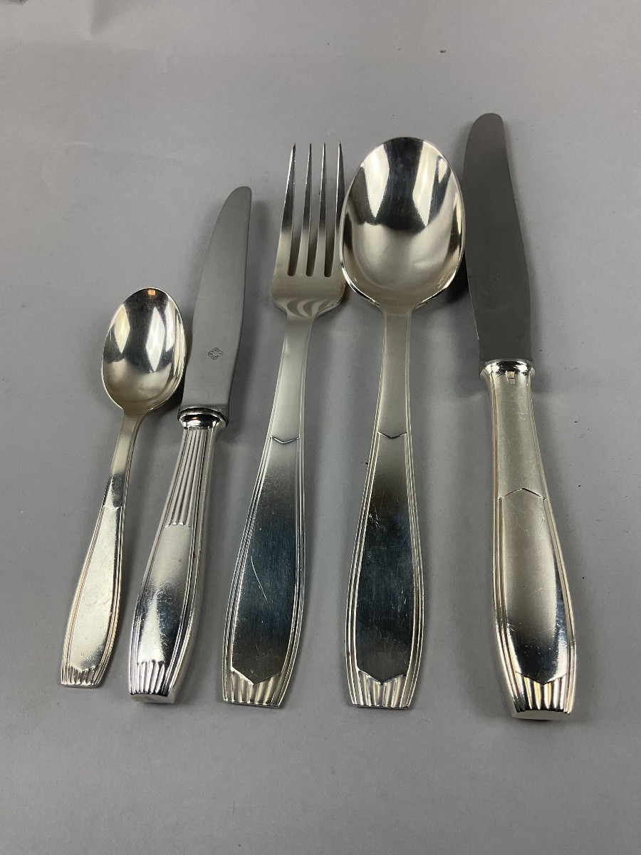 Christofle Saigon/cirt Model Cutlery Set-photo-1