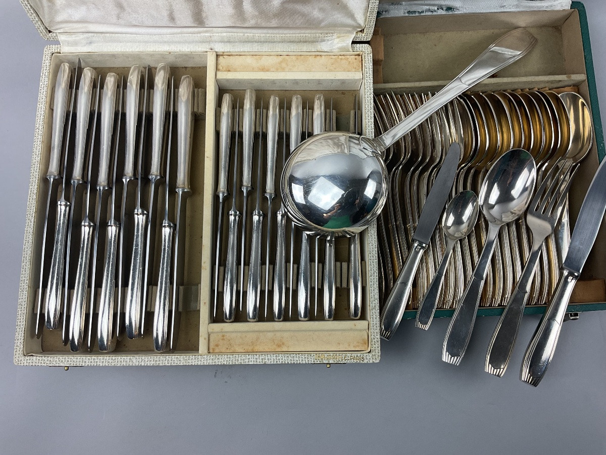 Christofle Saigon/cirt Model Cutlery Set-photo-2