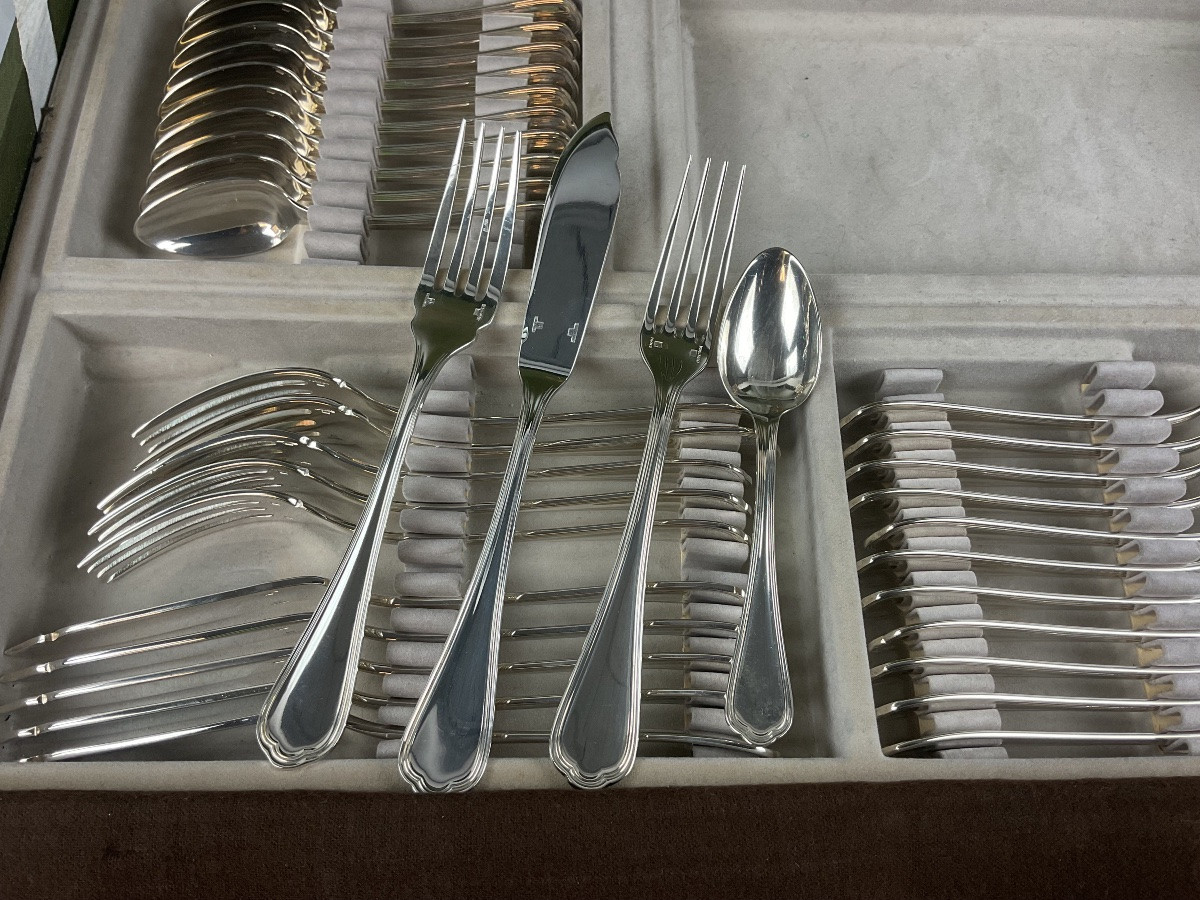 Ménagère modèle Spatour Christofle  72 pièces -photo-2