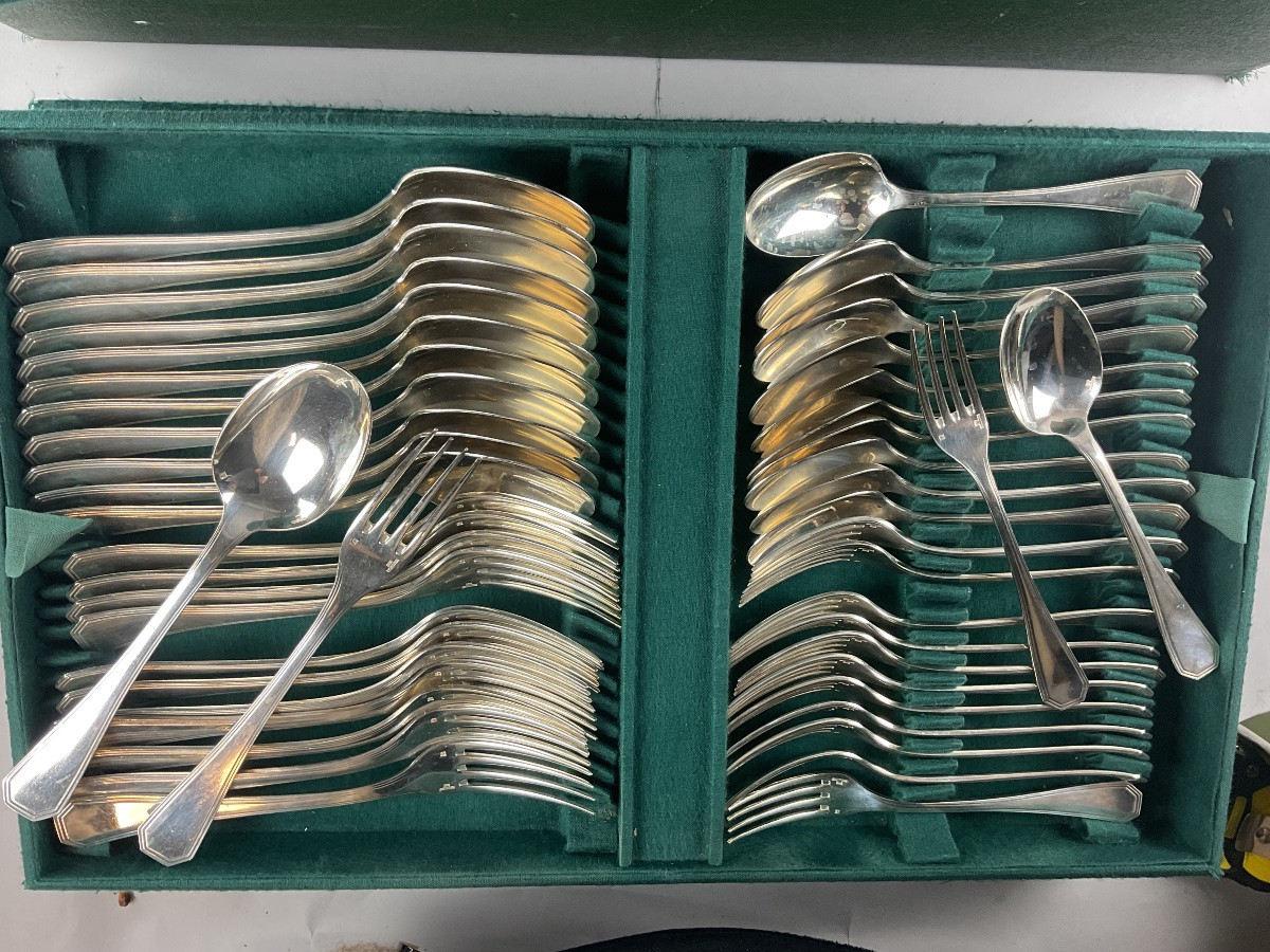 Christofle America Pattern 132-piece Flatware Set -photo-2
