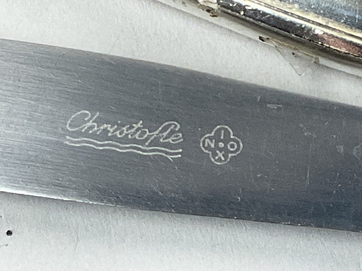 Christofle Marot Model Table Knives-photo-2