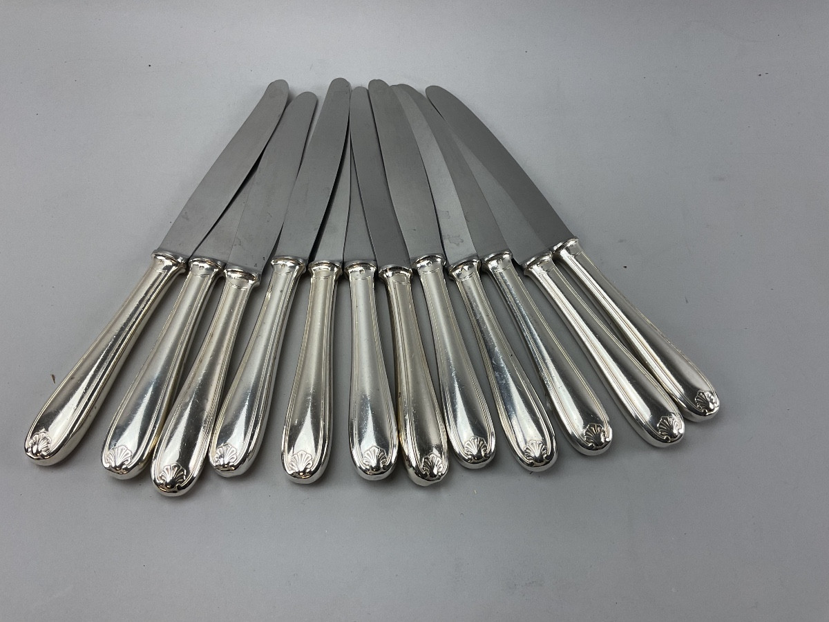 Christofle Marot Model Table Knives