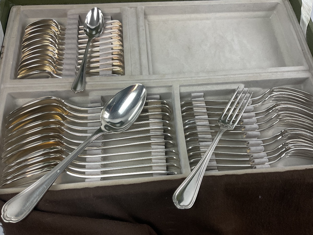 Christofle 72 Piece Flatware Set, Spatours Model -photo-3