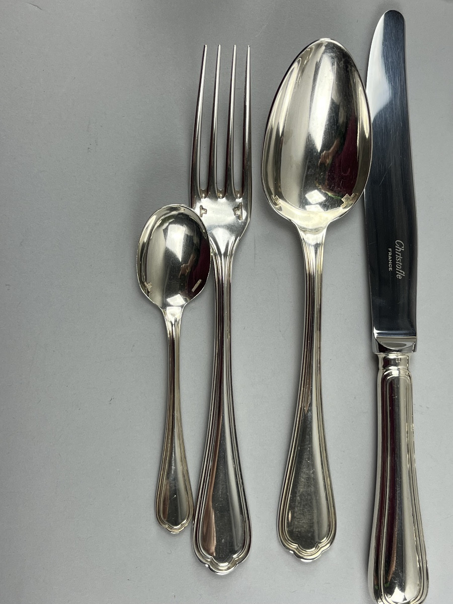 Christofle ménagères 48 pièces modèle Spatours 