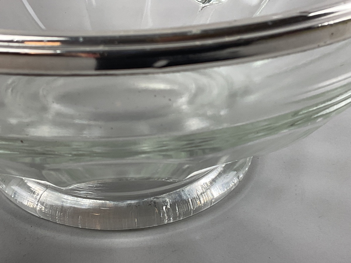 Coupe en verre et argent-photo-4