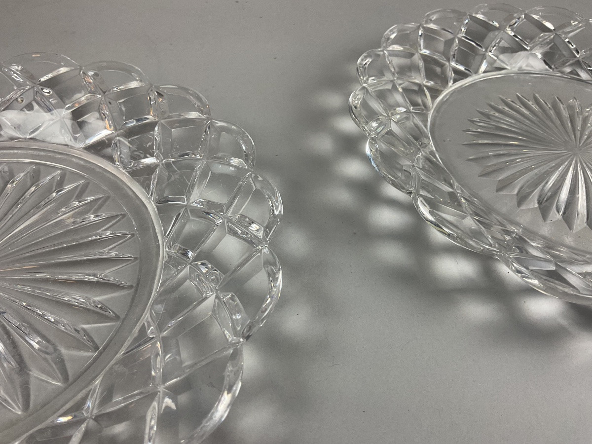 Baccarat Pair Of Plates -photo-2