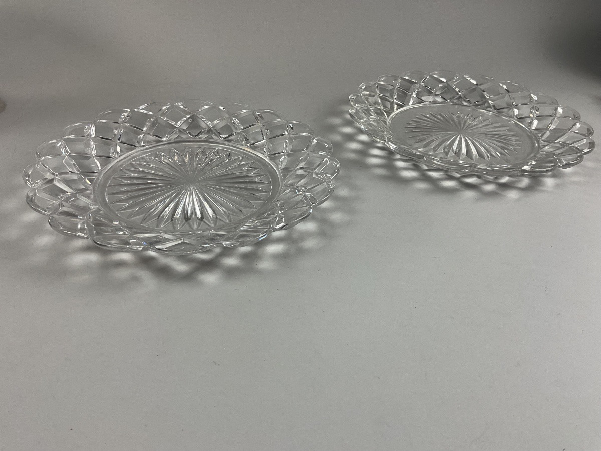 Baccarat Pair Of Plates -photo-3